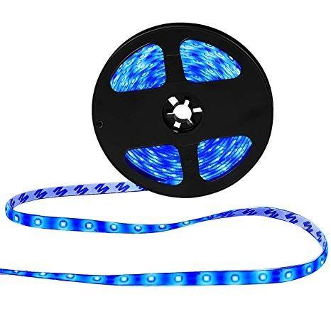 Blue Color Plastic LED Strip Light for Diwali and Christmas Lighting 4 Meter With Adaptor