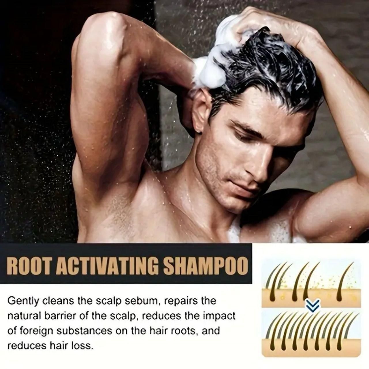 Root Activating Shampoo 100ml - Unleash the Power of Nature for Stronger, Healthier Hair  (Pack Of 2)
